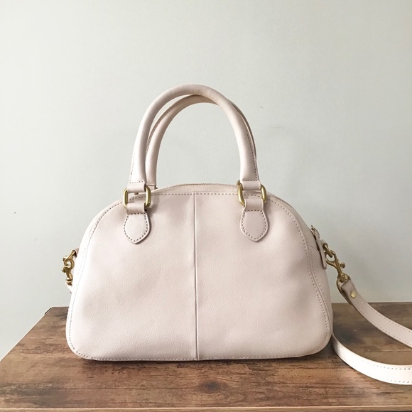 J. Crew Factory Handbags - J.Crew Factory Blush Pink Leather Satchel